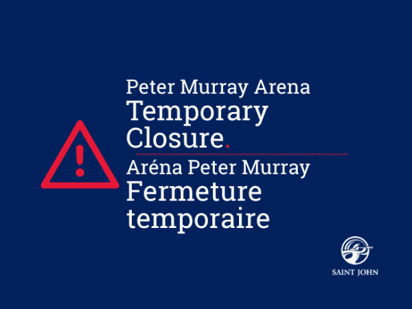 A closure notice sign.