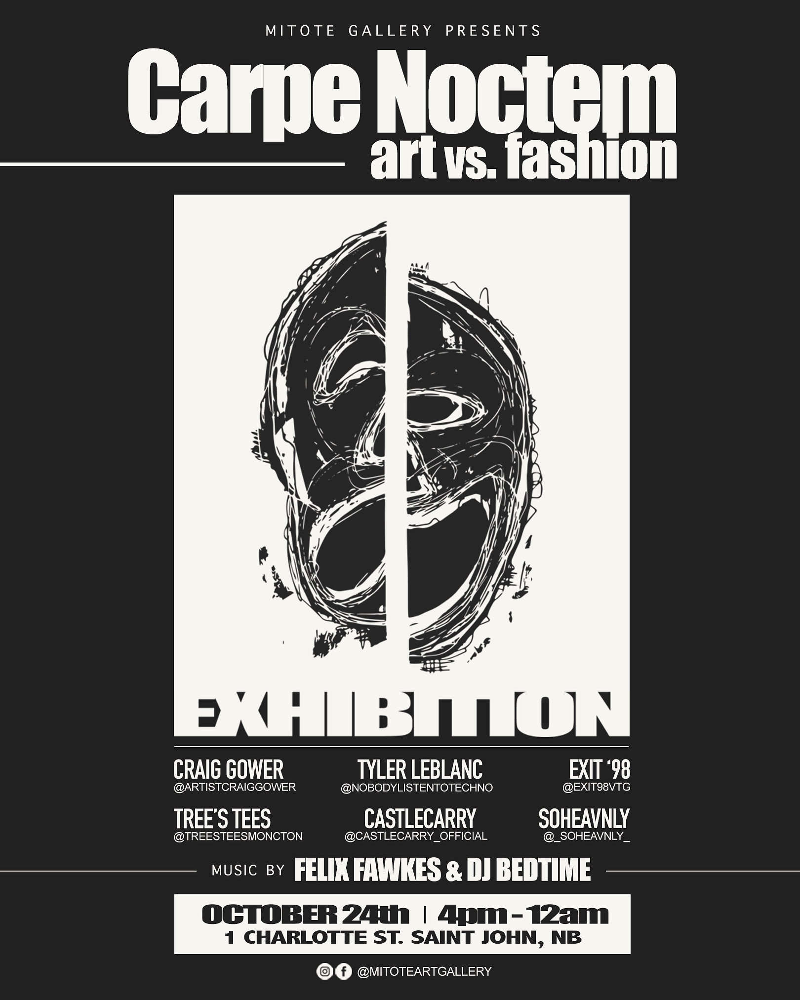 CARPE NOCTEM – Art vs. Fashion Exhibition