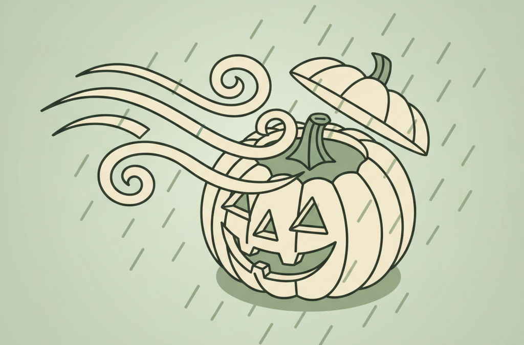 Halloween Weather Alert: Saint John to Face Heavy Rain and Strong Winds This Friday, October 31