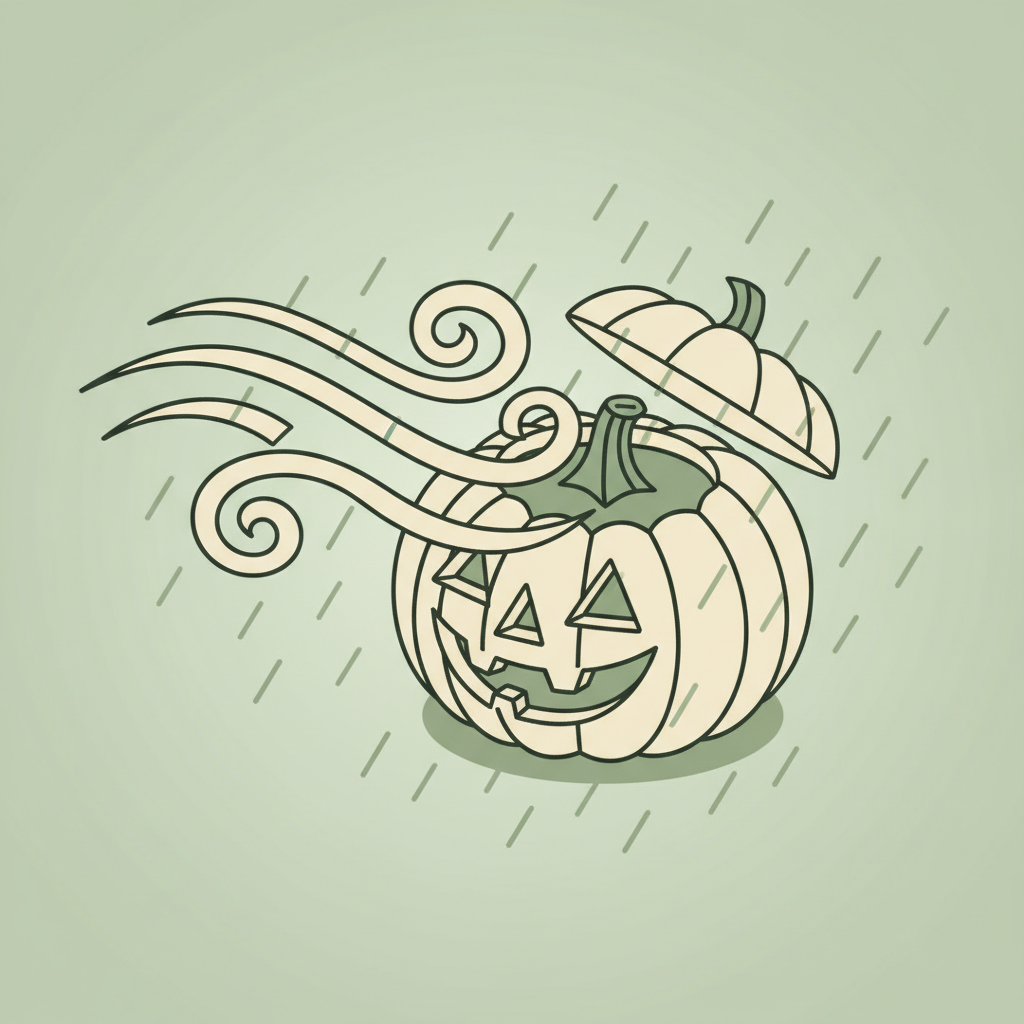 Halloween Weather Alert: Saint John to Face Heavy Rain and Strong Winds This Friday, October 31