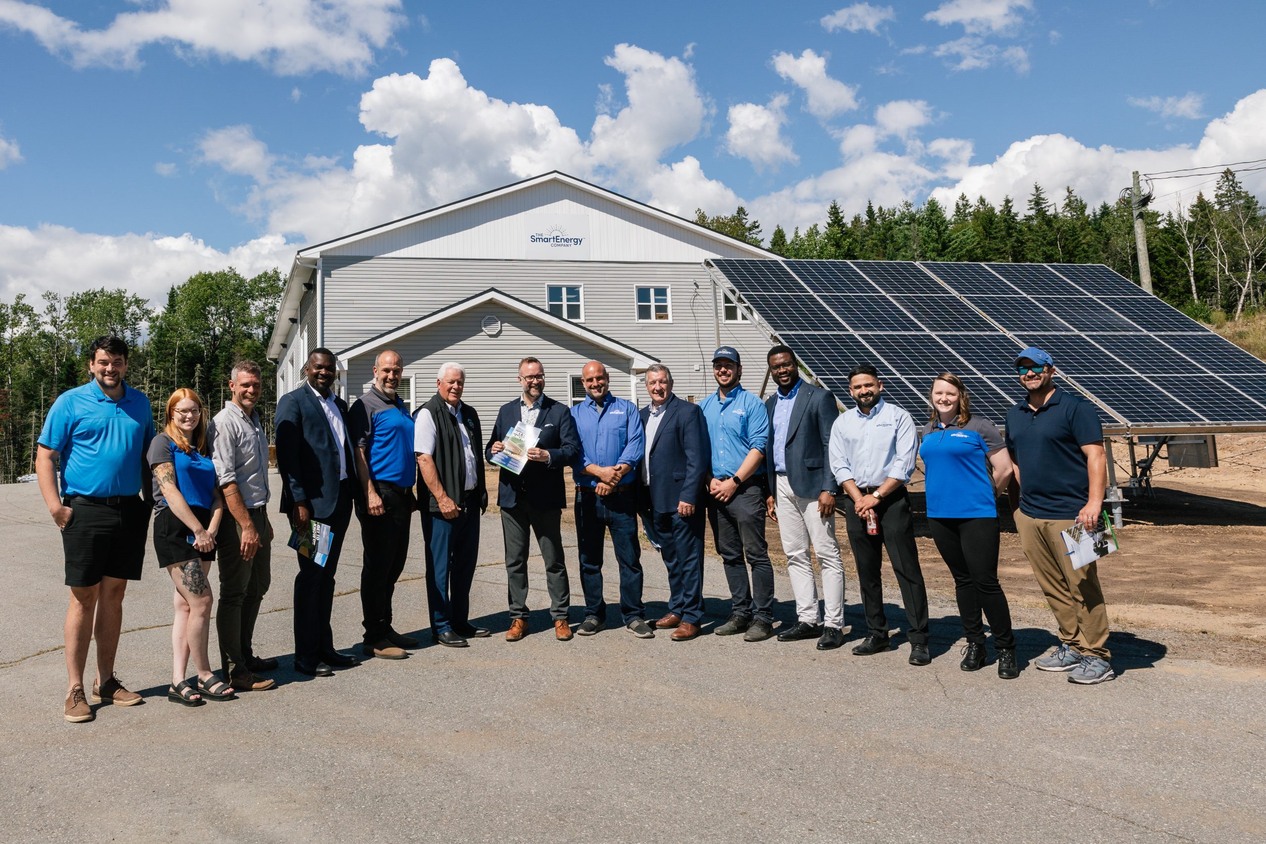 Group of people from Smart Energy Company and Opportunities NB