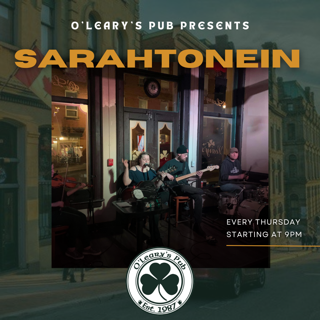 Sarahtonein performing at O'Leary's Pub