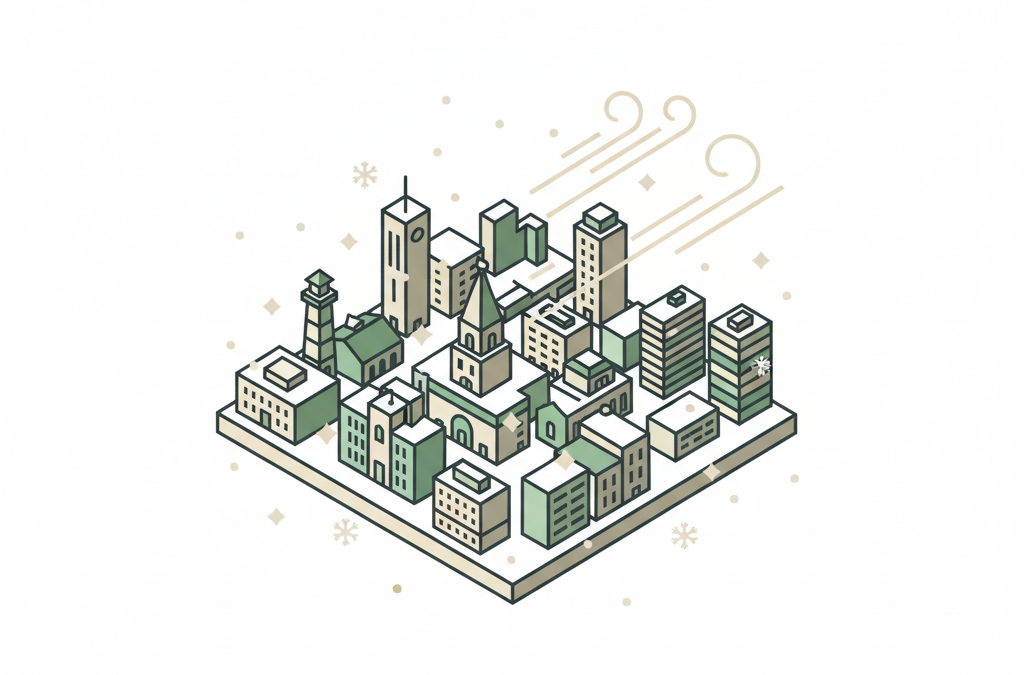 Saint John Braces for Mid-Week Storm: Over 15 cm of Snow, 80 km/h Winds Forecast for Dec 2-3