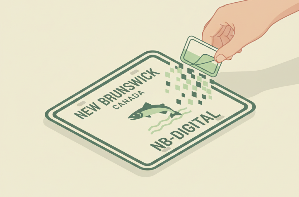 New Brunswick Moves to Scrap Licence Plate Stickers in Digital Shift