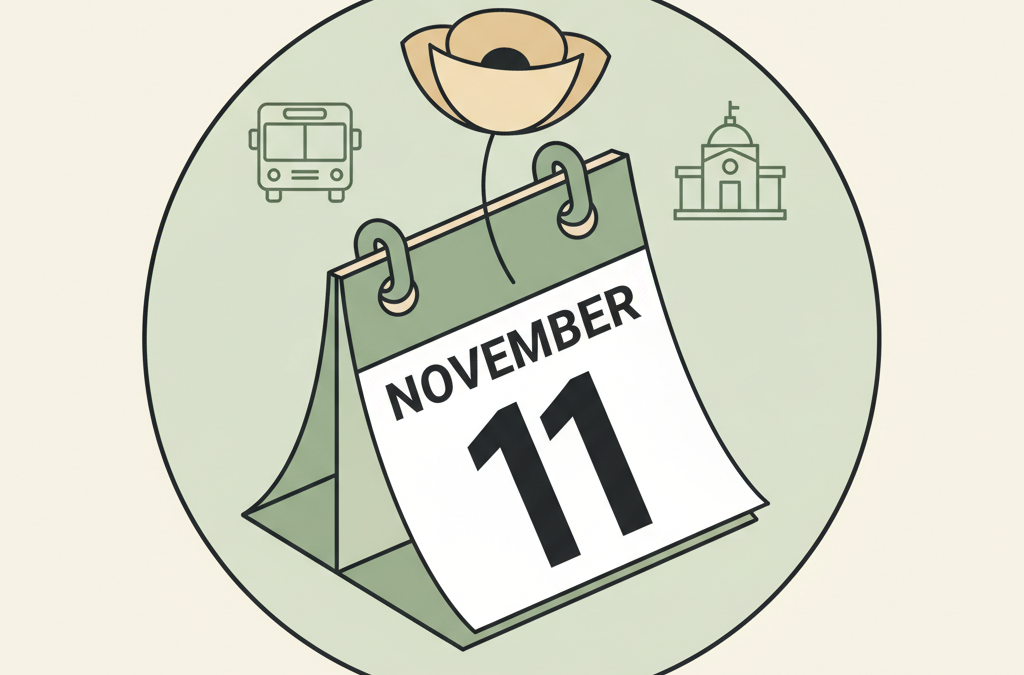 Remembrance Day in Saint John: Your Guide to City Service Changes