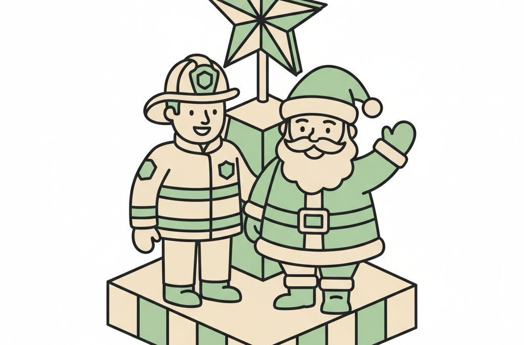 Saint John Firefighters Escort Santa in Annual Parade, Announce Charity Drive