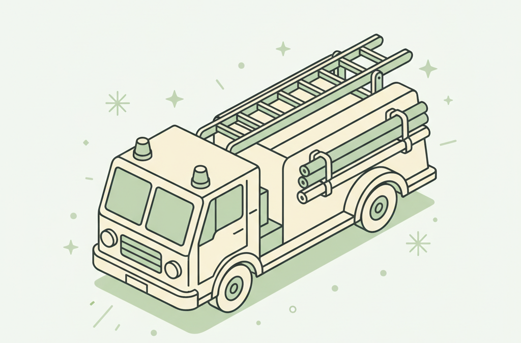 Saint John Firefighters Offer Antique Engine Rides for Uptown Sparkles