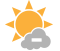 Clearing skies icon