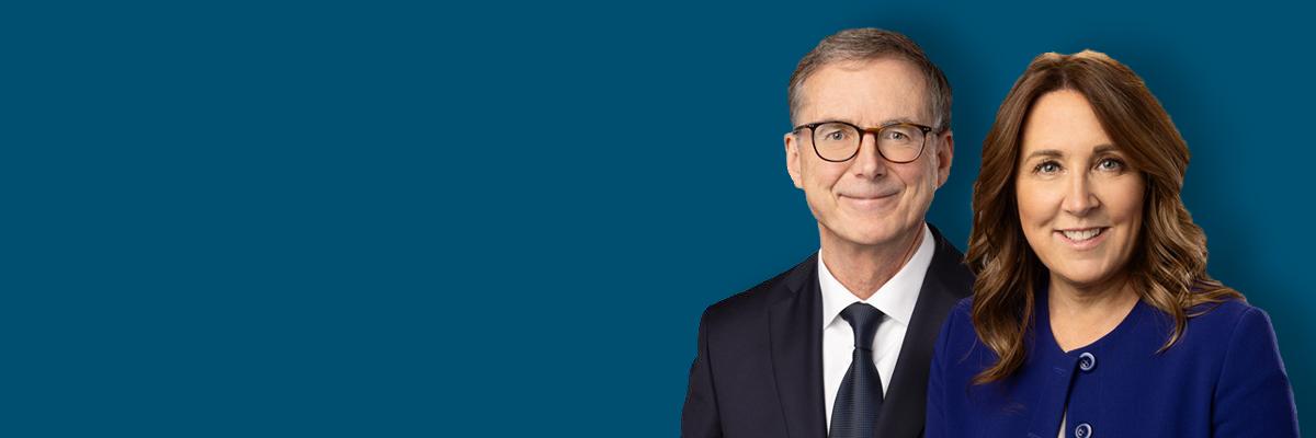 Governor Tiff Macklem and Senior Deputy Governor Carolyn Rogers