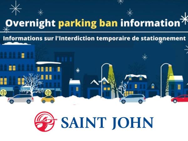 A snowy street in Saint John, illustrating the need for clear roads for snow removal.