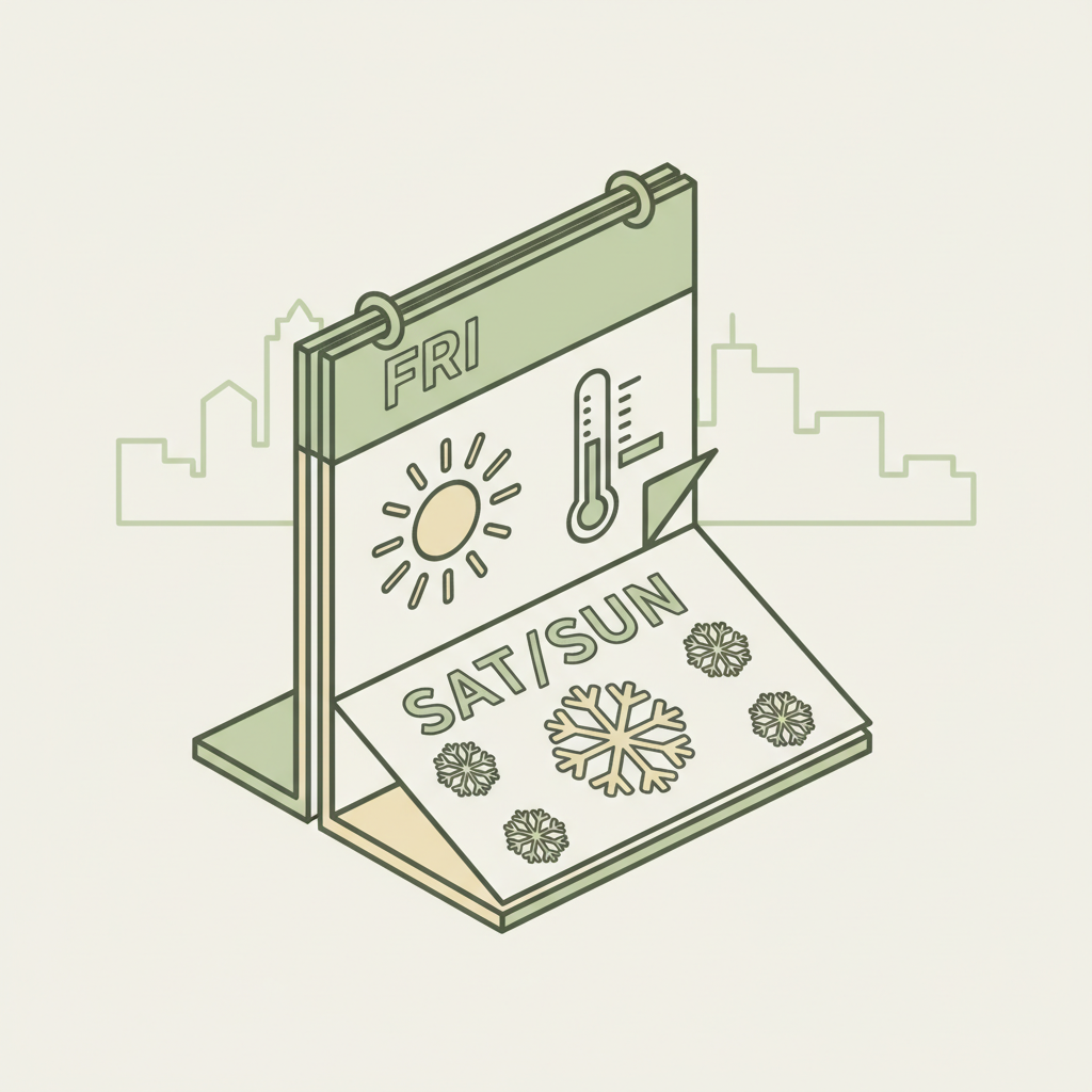 Saint John Weather: Brace for a Cold Friday Followed by a Snowy Weekend (Dec 5-7)