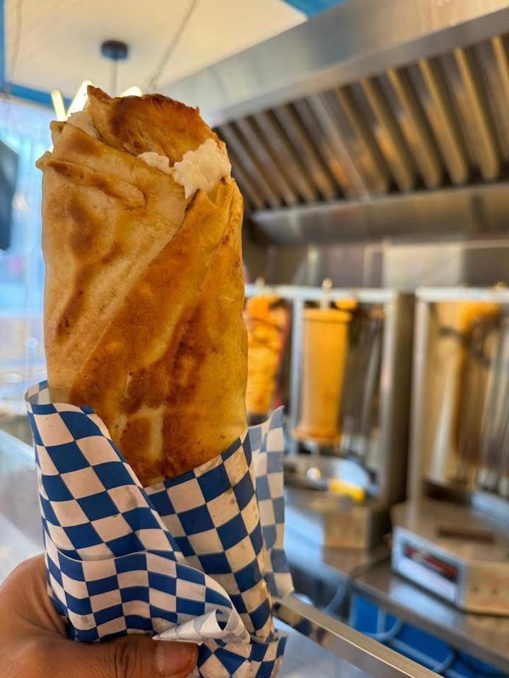 Chicken shawarma wrap from OZE Restaurant