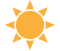 Sunny weather icon