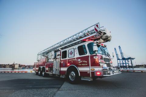 Saint John Fire Department conducting ice rescue training
