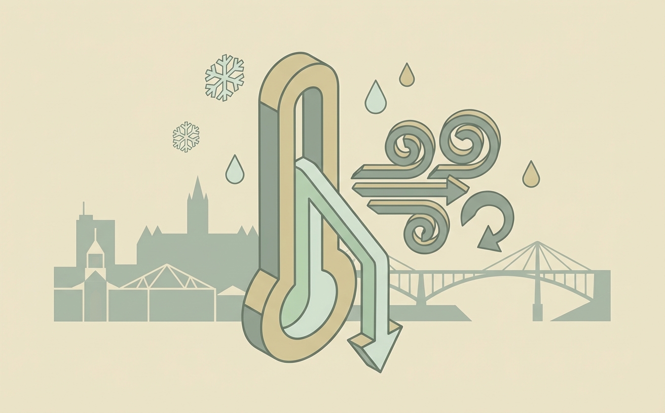 Saint John Weather (Jan 16-18): Brace for a Temperature Plunge and Gusty Winds Friday, Followed by a Wintry Mix Weekend