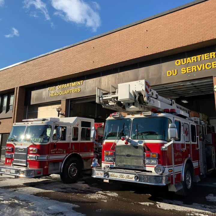 Saint John Firefighters on scene