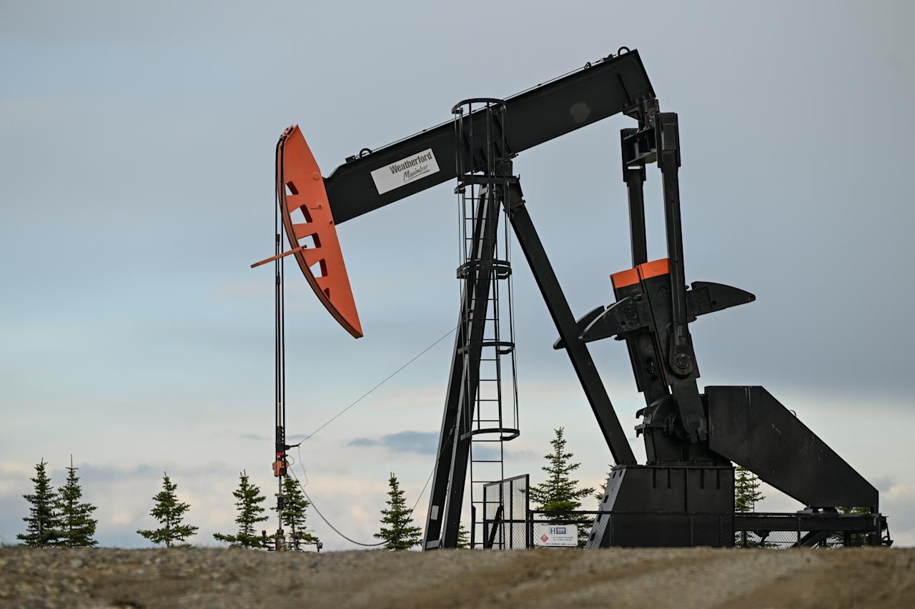 An oil well in Alberta
