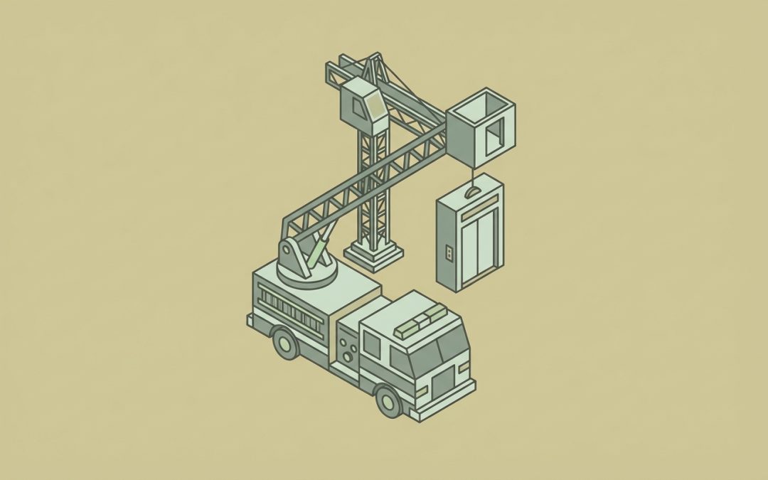 Saint John Firefighters Rescue Worker Stuck in Crane Elevator at Port