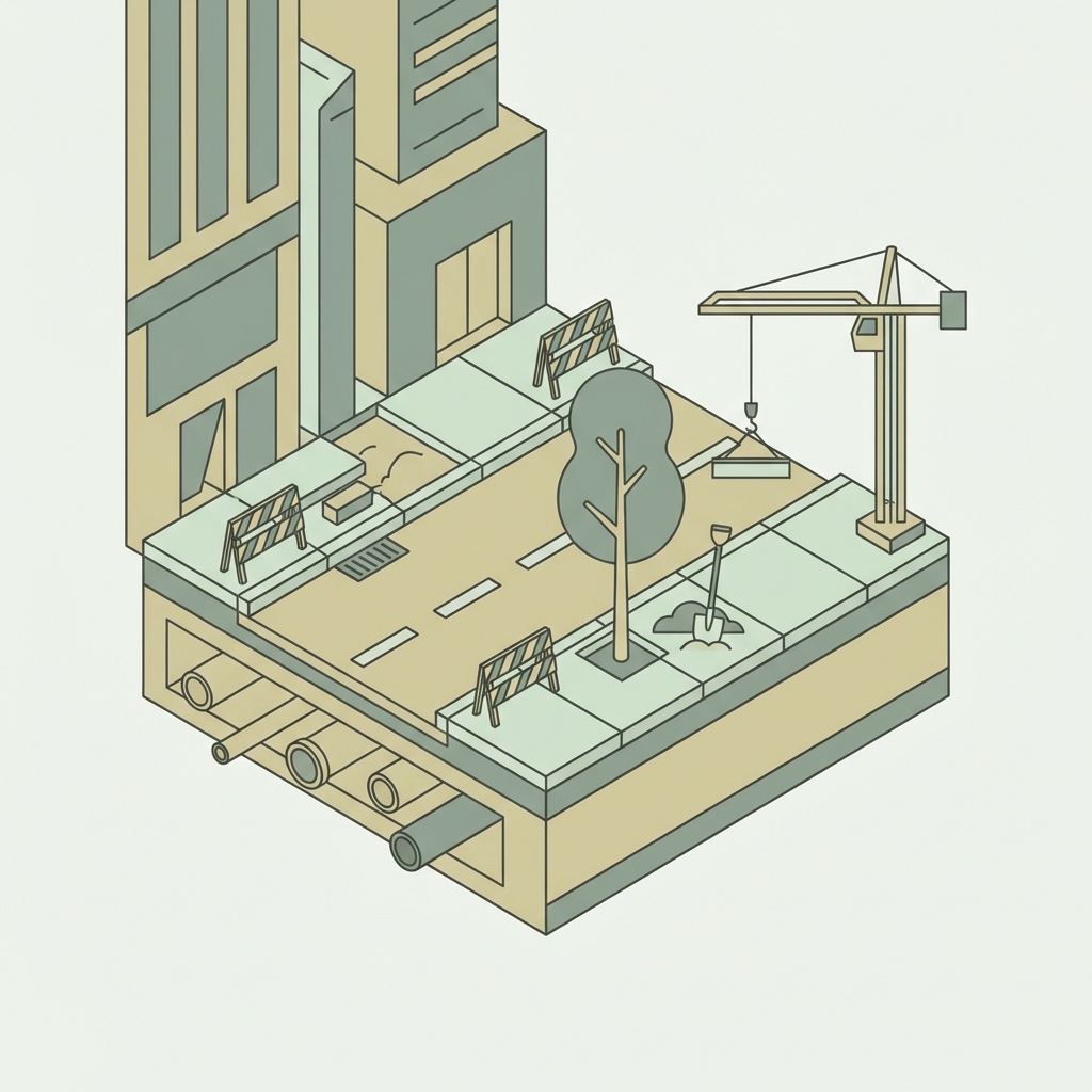 Major Infrastructure Overhaul Scheduled for Charlotte Street Near Queen Square