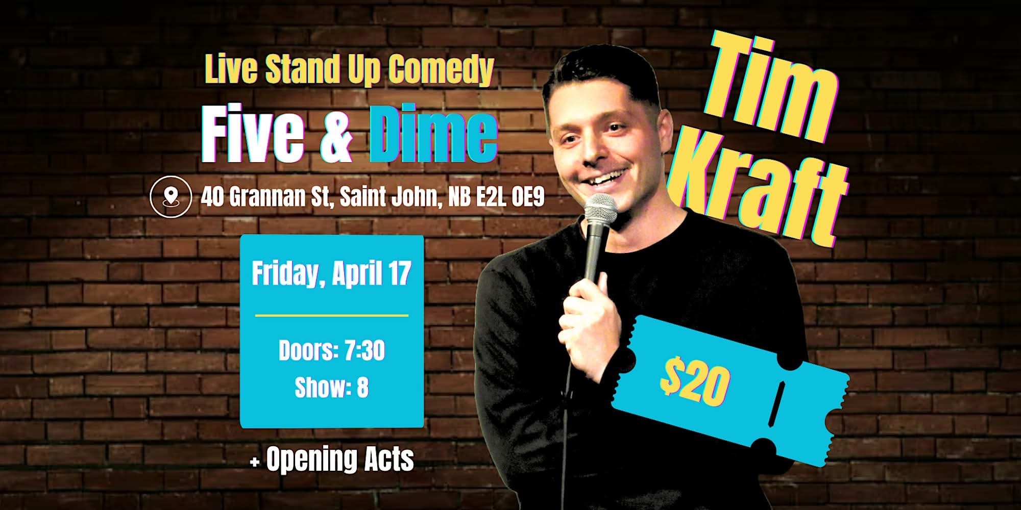 Stand-Up Comedy at Five and Dime