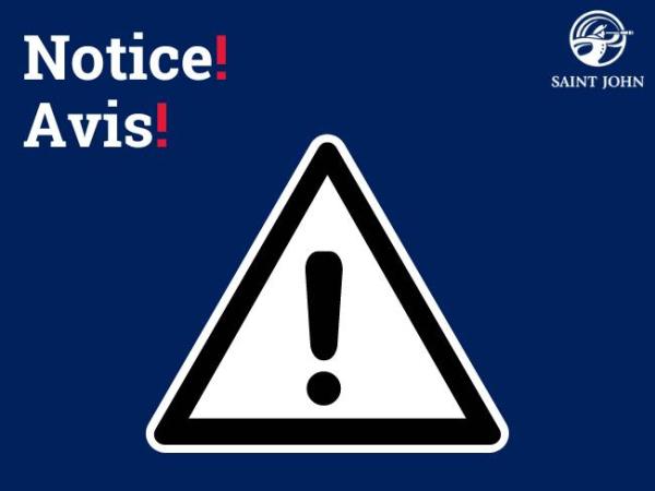 City of Saint John Notice