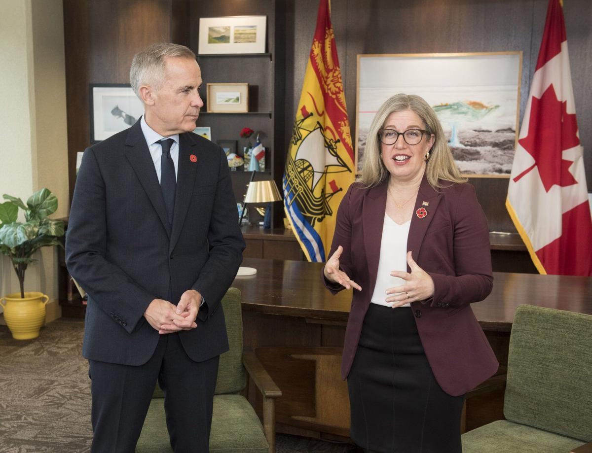 Prime Minister Mark Carney meets with New Brunswick Premier Susan Holt