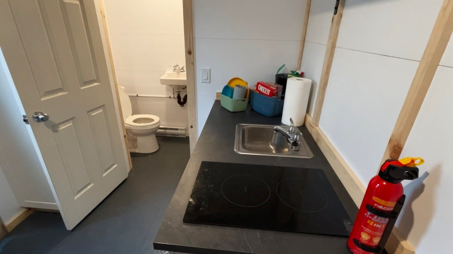 A transitional housing unit in Saint John