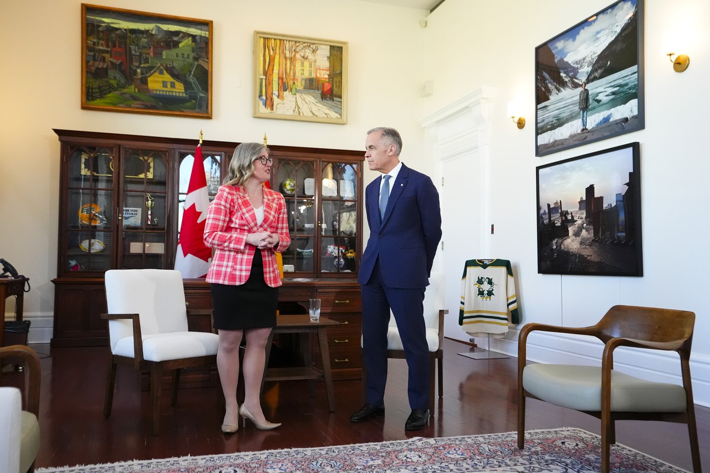 Prime Minister Mark Carney meets with Premier of New Brunswick Susan Holt