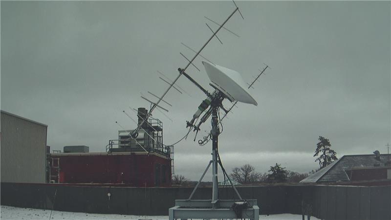 UNB Earth Station satellite dish