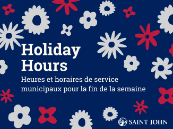 Saint John holiday hours graphic