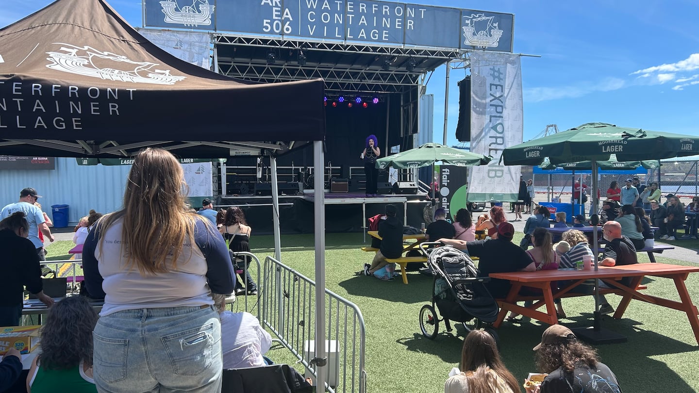 Hundreds of people stopped by Area 506 in Saint John to check out the air guitar competition