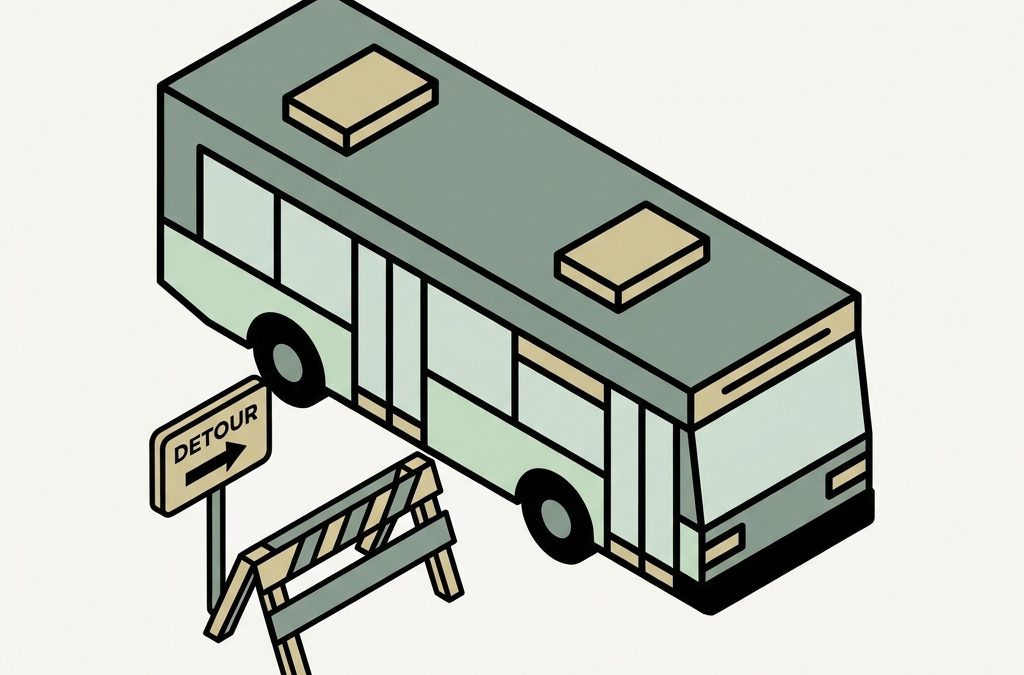 Route 21 Detour: Charlotte Street Construction Alters Saint John Transit Path