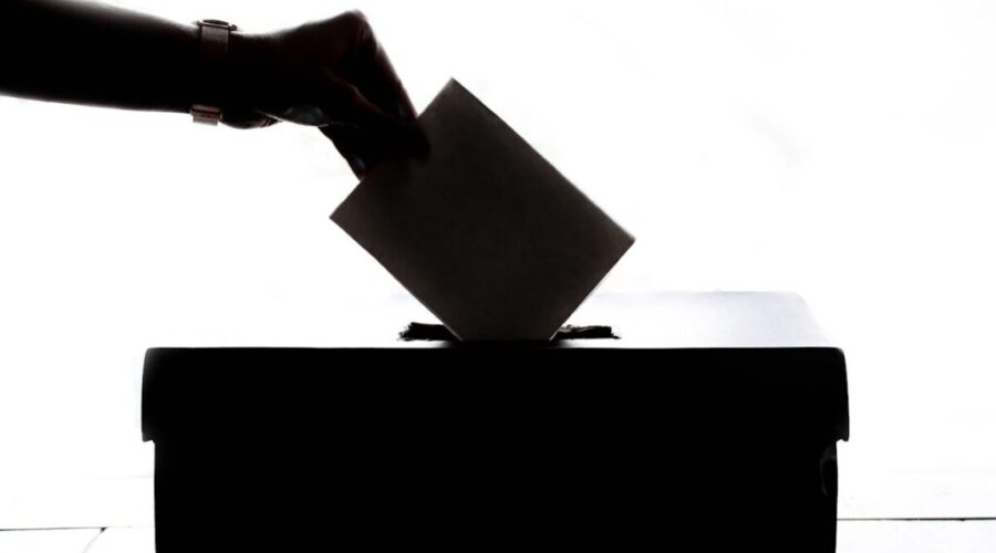 Voting ballot box