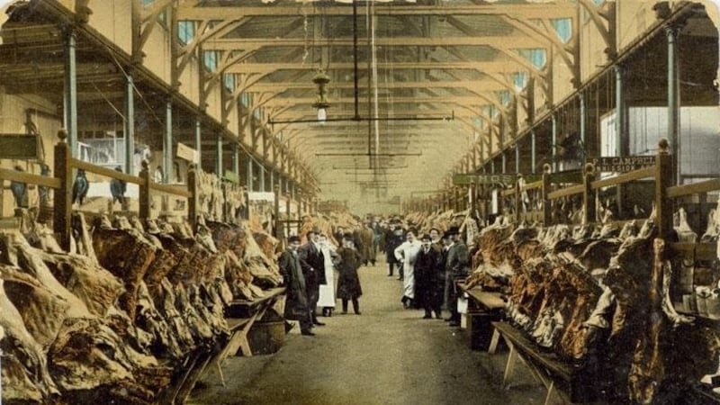 The Saint John City Market in 1910