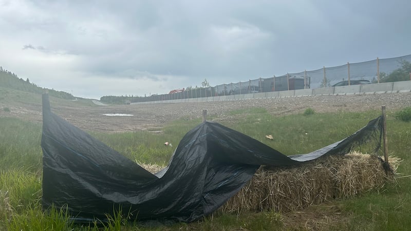 Fuel spill remediation work on Route 1