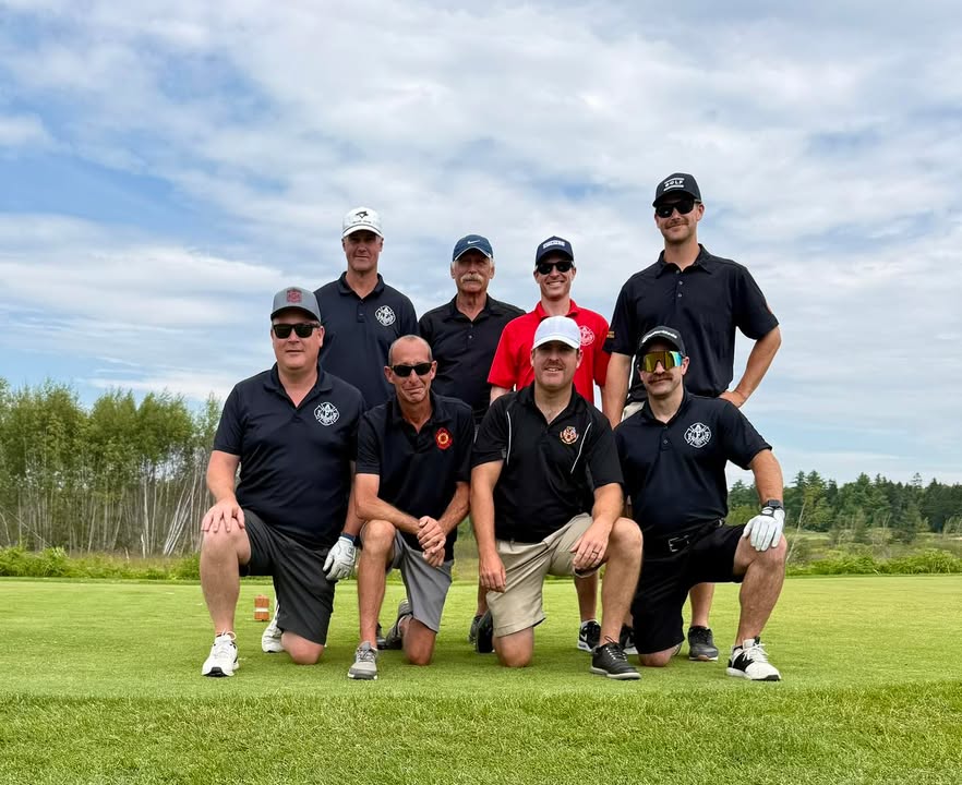 Saint John Firefighters at the golf tournament