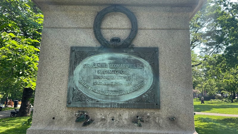 Samuel Leonard Tilley missing plaque