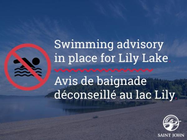 Lily Lake temporary swimming closure