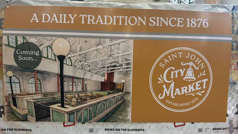 Saint John City Market sign