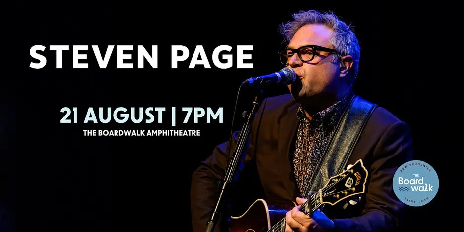 Steven Page On The Boardwalk