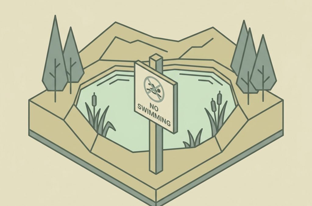 Swimming Temporarily Banned at Fisher Lakes Due to High Bacteria Levels