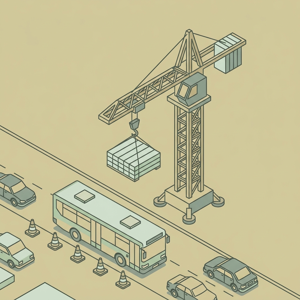 Traffic Advisory: King Street Faces Lane Reductions for Upcoming Crane Lift