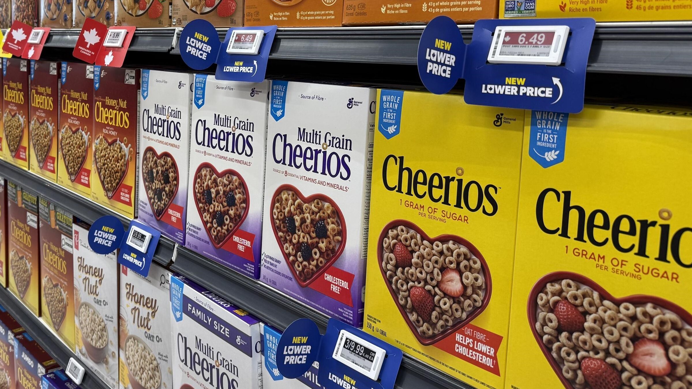 Atlantic Superstore lowered prices signage