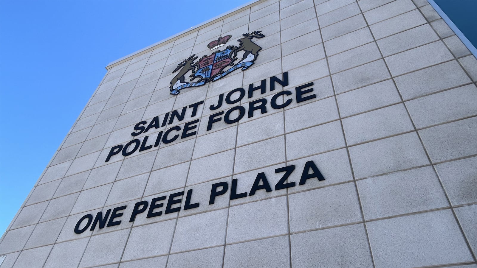 Saint John Police Force sign