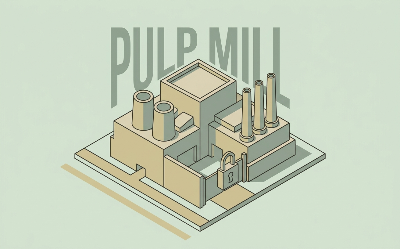New Brunswick Pulp Mill Halts Operations Leaving Hundreds Out of Work