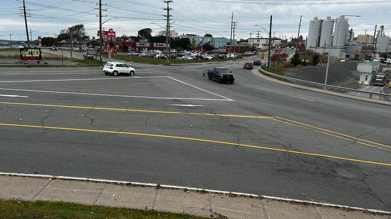 Simms Corner intersection in Saint John